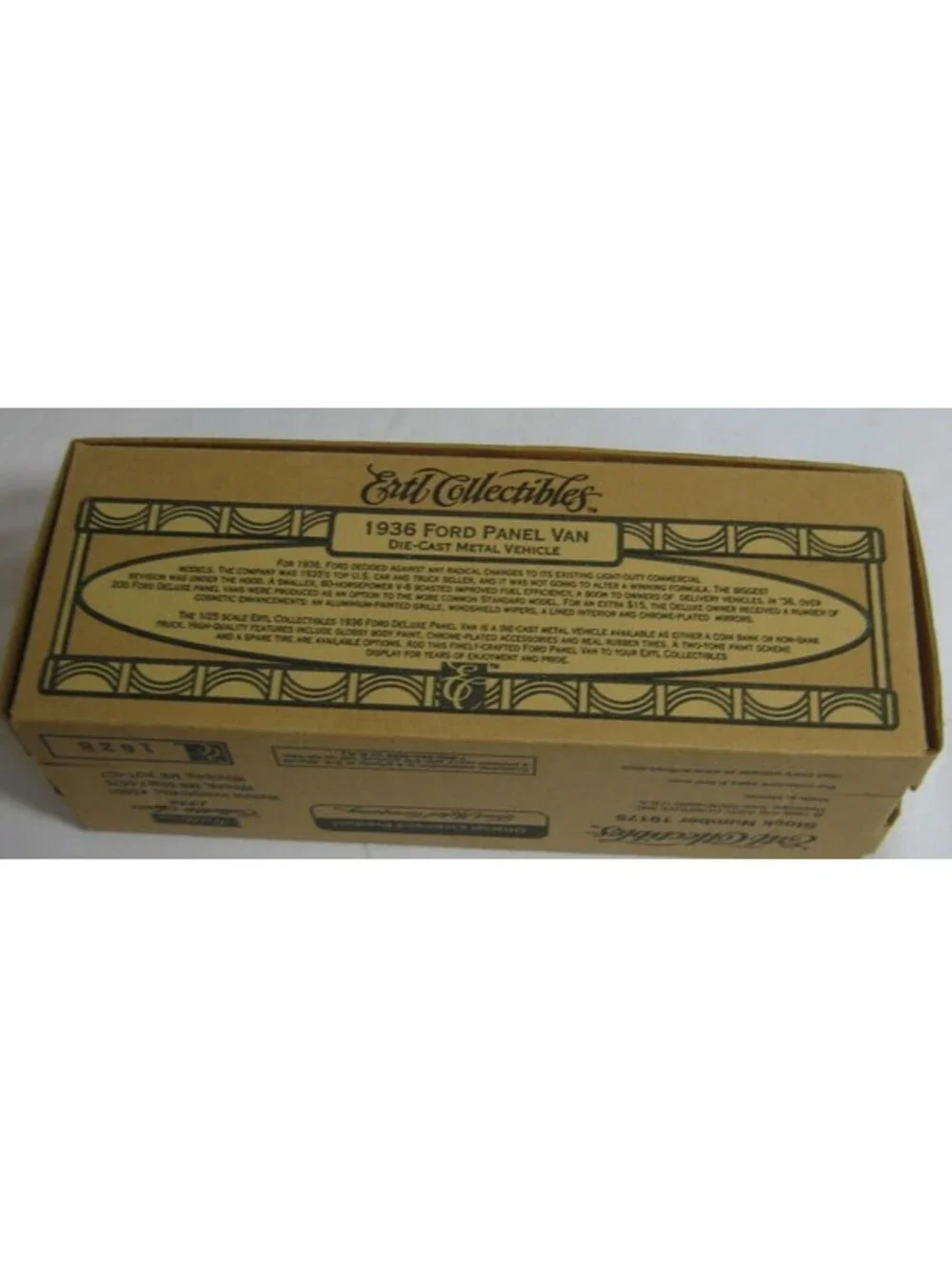 ERTL COLLECTIBLES 1998 WATKINS COLLECTIBLES 1936 FORD PANEL TRUCK BANK WITH KEY